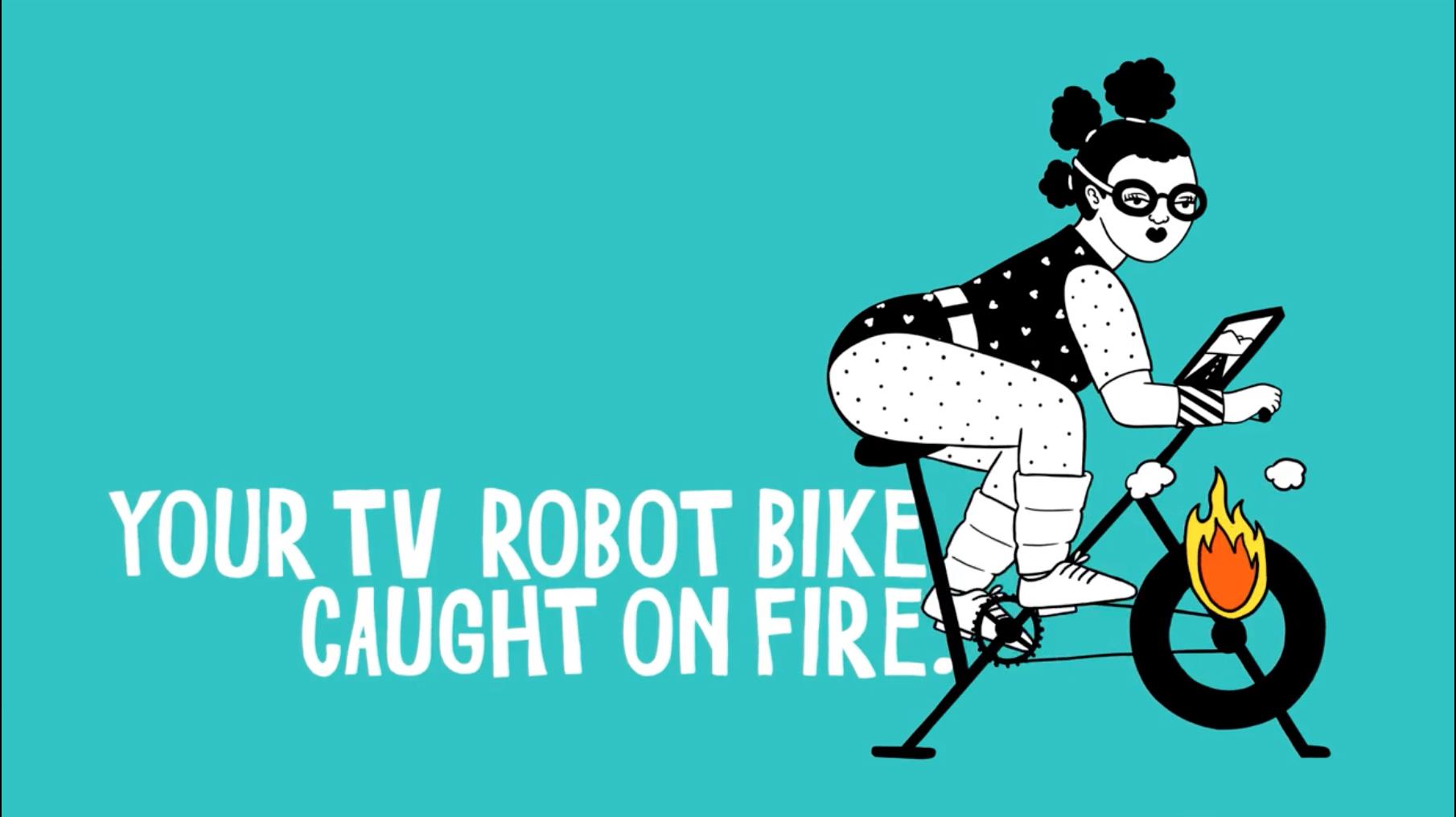 TV Robot Bike
